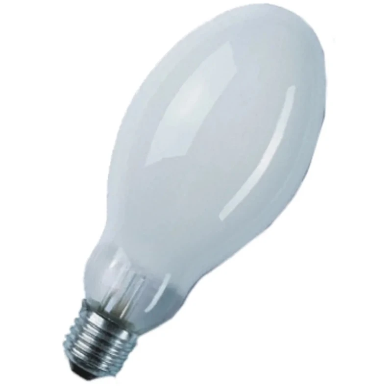 Osram High Pressure Sodium Diffused Elliptical Lamp, Ges/E40 Base, 2000K Colour Temperature, 75 mm Diameter, 186 NAVE100S4Y