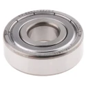SKF Single Row Deep Groove Ball Bearing 12 mm ID, 32 mm OD, 10 mm Width, Shielded, Non-Metallic Cage E2.6201-2Z/C3