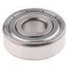 SKF Single Row Deep Groove Ball Bearing 12 mm ID, 32 mm OD, 10 mm Width, Shielded, Non-Metallic Cage E2.6201-2Z/C3