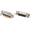 HARTING D-Sub Connector 26 Way Straight 2.29 mm Pitch Through Hole, Steel Housing, Gold Plated Contacts 09562517513