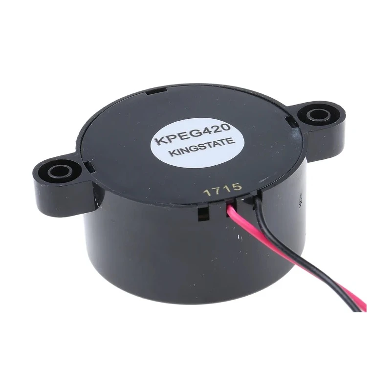 RS PRO 102 dB Panel Mount Continuous Internal 22 mm Piezo Buzzer Component 59.5 mm Length 3 V dc Min 16 V dc Max 7542015P