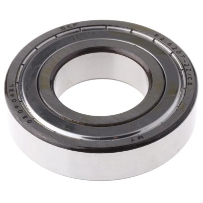 SKF Single Row Deep Groove Ball Bearing 35 mm ID, 72 mm OD, Shielded, Non-Metallic Cage, C3 Clearance E2.6207-2Z/C3