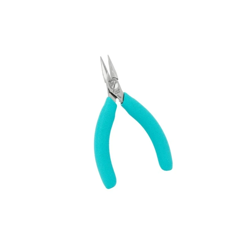 Weller Erem Long Nose Plier Chain Nose, 120mm Overall Length, 23mm Jaw Length, ESD Safe 544E