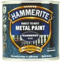 Hammerite Direct to Rust Paint Blue Hammered Finish 750 ml 5092938
