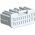 TE Connectivity Multilock Hybrid Automotive Male Connector White Cable 22 Way Crimp Termination 917989-1