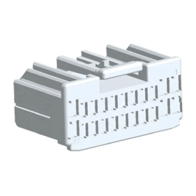 TE Connectivity Multilock Hybrid Automotive Male Connector White Cable 22 Way Crimp Termination 917989-1