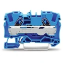WAGO TOPJOB S 2006 Series Feed Through Terminal Block Blue 6mm² 1-Level Cage Clamp IECEx/ATEX 2006-1204