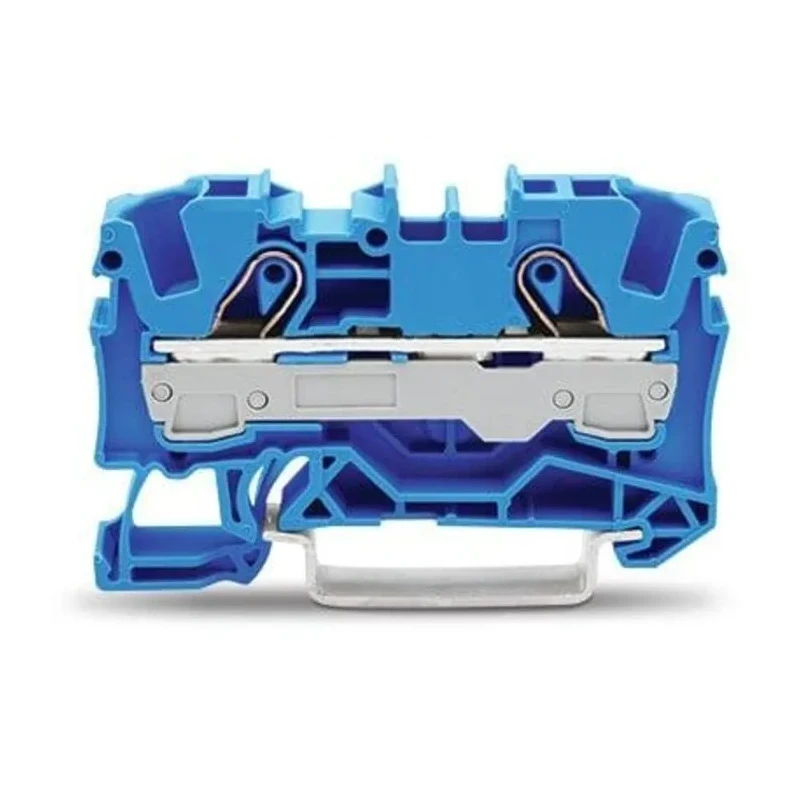 WAGO TOPJOB S 2006 Series Feed Through Terminal Block Blue 6mm² 1-Level Cage Clamp IECEx/ATEX 2006-1204