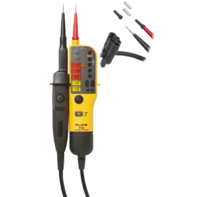 Fluke Digital Voltage Tester 690V AC/DC Continuity Check Battery Powered CAT IV, CAT III FLUKE T110