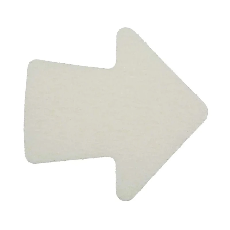 RS PRO Arrow Shape Self-Adhesive Label 100mm x 100mm Silver Symbol 763-2099