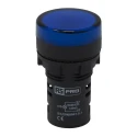 RS PRO Panel Mount Blue LED Pilot Light 22 mm Cutout 110V ac IP65 Round 763-7930