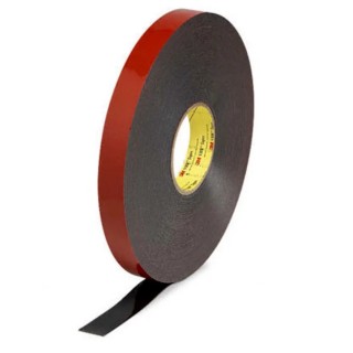 3M VHB Black Acrylic Foam Tape Double Sided 12mm Width x 33m Length, 1.1mm Thickness 3M 5952F