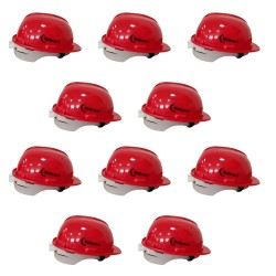 Buy Robustt X Shree Jee Nape Type Adjusment-Safety Red Helmet