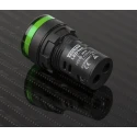 RS PRO Panel Mount Green LED Pilot Light 22 mm Cutout 230V AC IP65 Round 763-7949