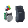 Schneider Electric Harmony XB5R Series Push Button Switch Panel Mount 22 mm Cutout 24 V dc 240 V ac XB4RFB01