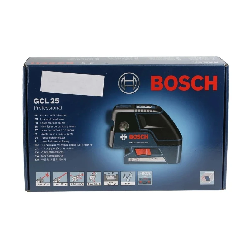 Bosch GCL 25 Professional Laser Level 635 nm Red Laser 10 m Range 0601066B00