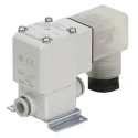 SMC Solenoid Valve, 2 Port, NC, 24V Voltage, Resin Body, 5mm Orifice Diameter, VX230LG