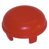MEC Tactile Switch Cap Red for 5G Series, Polycarbonate, IP67 Protection, Round Shape 1JS08