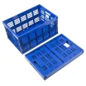 RS PRO 50L Blue Polypropylene Folding Crate 270 mm x 525 mm x 355 mm 767-4998