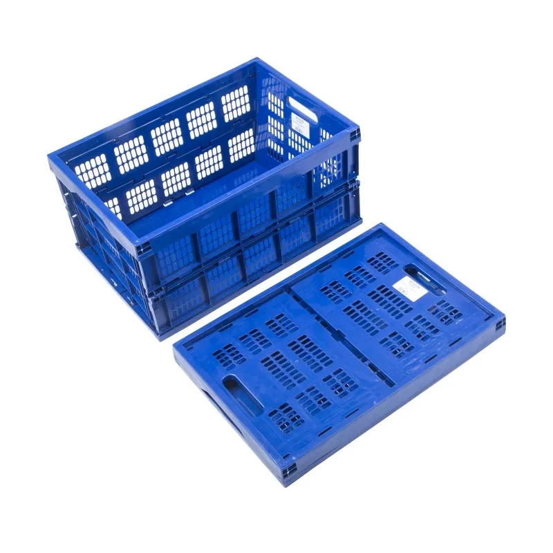 RS PRO 50L Blue Polypropylene Folding Crate 270 mm x 525 mm x 355 mm 767-4998