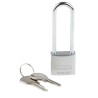 ABUS Titanium Weatherproof Padlock, 5 mm Shackle Diameter, 30 mm Body Width, Keyed Lock with 2 Keys 64TI/30HB60
