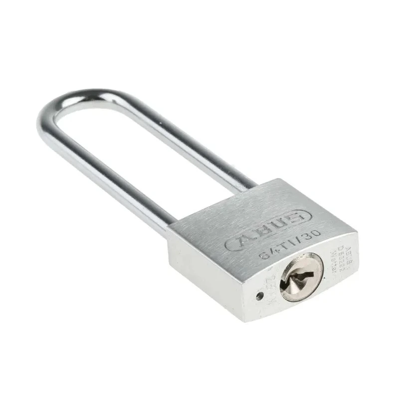 ABUS Titanium Weatherproof Padlock, 5 mm Shackle Diameter, 30 mm Body Width, Keyed Lock with 2 Keys 64TI/30HB60