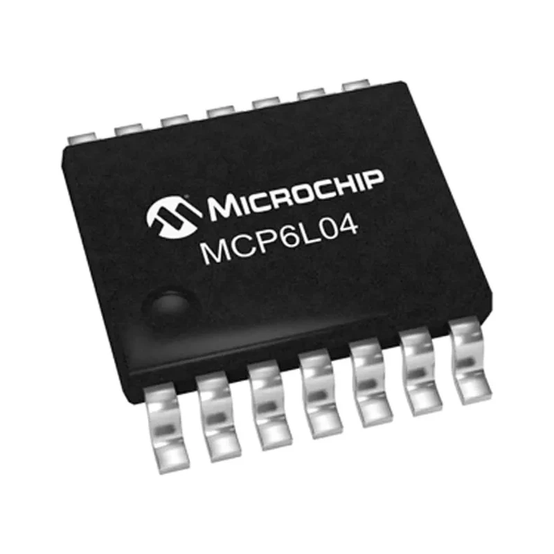 Microchip Operational Amplifier, 1 MHz Gain Bandwidth Product, 14-Pin 6V TSSOP MCP6L04T-E/ST