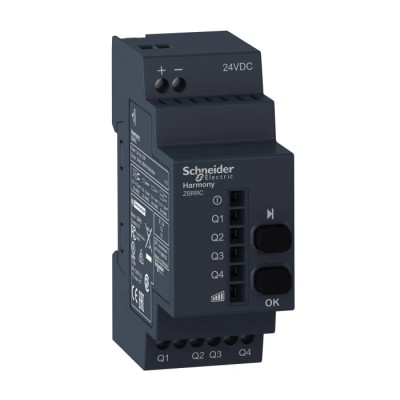Schneider Electric Programmable Push Button Receiver for Use with Harmony XB5R Wireless Pushbutton ZBRRC
