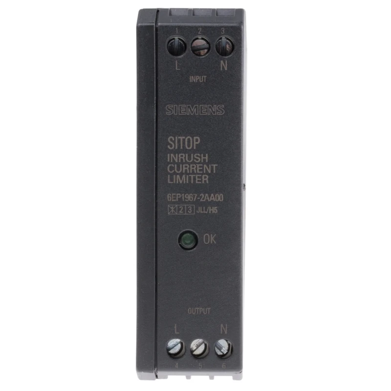 Siemens Switching Power Supply Rack Mount 10A Output Current 480V AC 80x22.5x91mm 6EP1967-2AA00