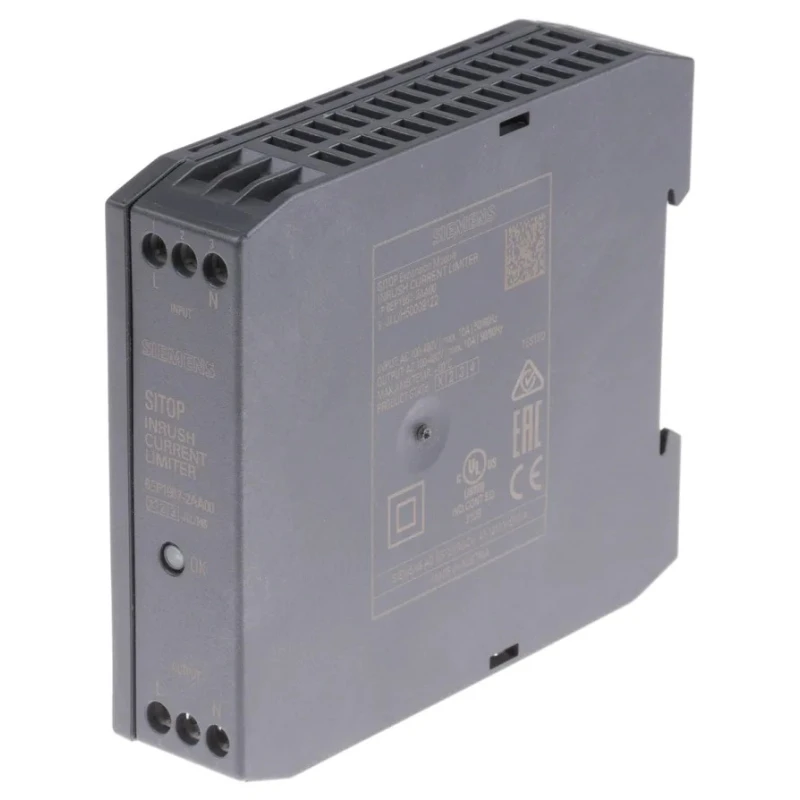 Siemens Switching Power Supply Rack Mount 10A Output Current 480V AC 80x22.5x91mm 6EP1967-2AA00