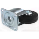 Tente Swivel Castor 75 kg Load Capacity 100 mm Wheel Diameter Rubber Wheel 3370PVJ100P62