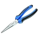 Gedore Steel Long Nose Plier with Ergonomic Handle, Chrome-Plated, 200mm Overall Length, 75.7mm Jaw Length 8132-200 JC