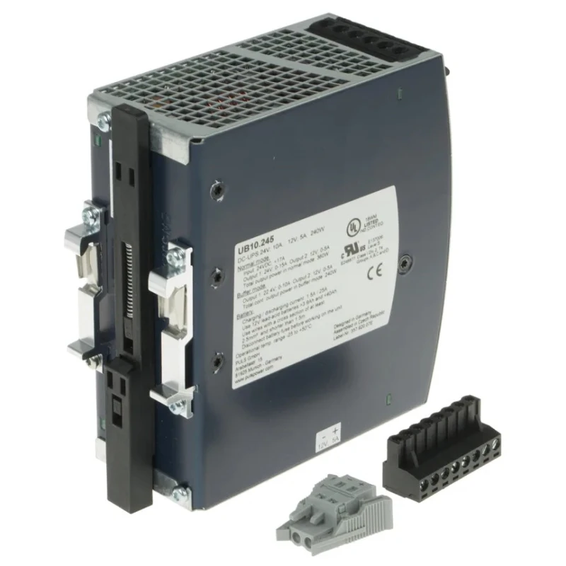 PULS Uninterruptible Power Supply 22.5V DC, 30V DC Input, 360W, DIN Rail Mount, 2 Outlets UB10.245