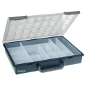 Raaco 15 Cell Blue Polypropylene Compartment Box, 57 mm Height x 338 mm Width x 261 mm Depth 136211