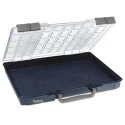 Raaco Adjustable Compartments Blue Polycarbonate, Polypropylene Compartment Box 57 mm x 413 mm x 330 mm 136266
