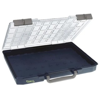Raaco Adjustable Compartments Blue Polycarbonate, Polypropylene Compartment Box 57 mm x 413 mm x 330 mm 136266