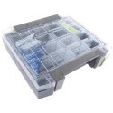 Raaco Adjustable Compartments 4 Cell Blue Polycarbonate Compartment Box 342mm x 290mm x 247mm 137942