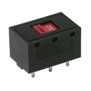 C & K PCB Slide Switch DPDT Latching 10A Contact Current, Polyester Actuator V80212MA08Q