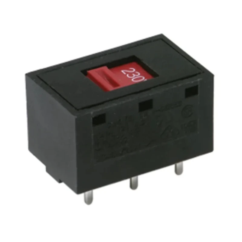 C & K PCB Slide Switch DPDT Latching 10A Contact Current, Polyester Actuator V80212MA08Q