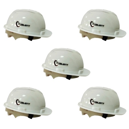 Buy Robustt X Shree Jee Nape Type Adjusment-Safety White Helmet