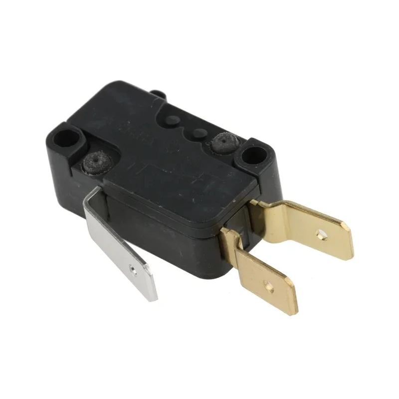 ZF Button Micro Switch, Tab Terminal, 16A, 250 V ac, SPDT, IP40 D459-V3AA