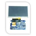 Bridgetek EVE Credit Card Board 5 in LCD Development Module with SPI Interface for BT816 Embedded Video Engine VM816C50A-D
