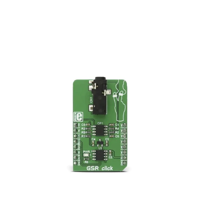 MikroElektronika Sensor Development Tool Measurement of the EDA Factor of the Human Body MIKROE-2860