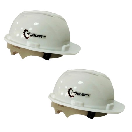 Buy Robustt X Shree Jee Nape Type Adjusment-Safety White Helmet