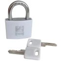 RS PRO Key Steel Aluminium Padlock Keyed Alike, 6 mm Shackle Diameter, 22 mm Shackle Length, 43 mm Body Width, 2 Keys