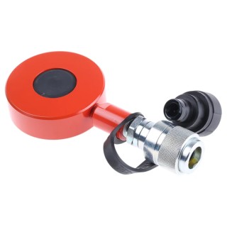 Hi-Force Portable Low Height Hydraulic Cylinder Single Acting 10t Capacity 6mm Stroke HVL10