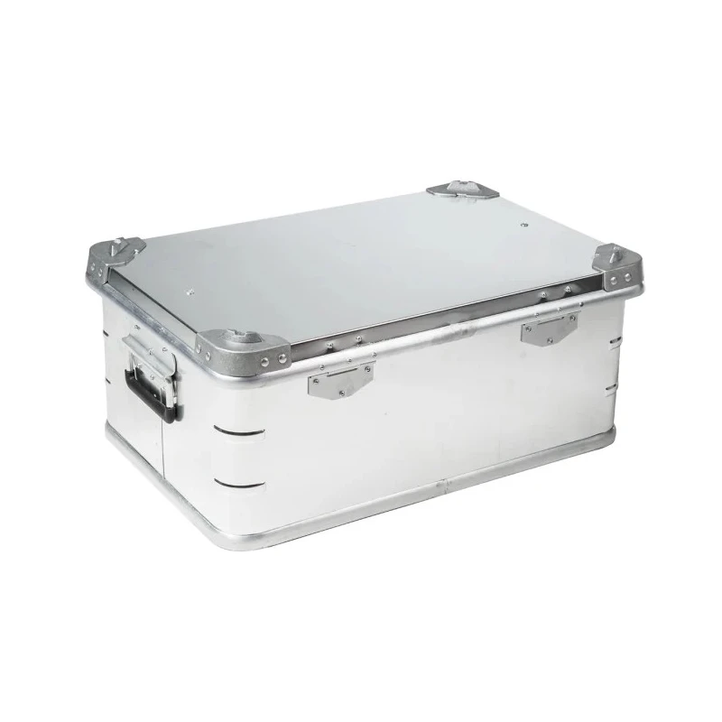 RS PRO Metal Waterproof Watertight Transit Case Aluminium Anodised 580 mm x 385 mm x 250 mm 914-4095