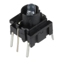 MEC IP67 Blue Tactile Switch Side Cap 6.5 mm SPST 50mA 24 V dc PCB 