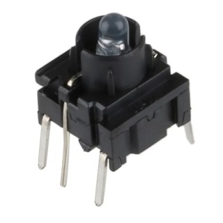 MEC IP67 Blue Tactile Switch Side Cap 6.5 mm SPST 50mA 24 V dc PCB 