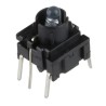 MEC IP67 Blue Tactile Switch Side Cap 6.5 mm SPST 50mA 24 V dc PCB